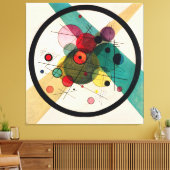 KANDINSKY - CIRKELS IN EEN CIRKEL - 1923 - Bauhaus Canvas Afdruk (Insitu (Woonkamer))