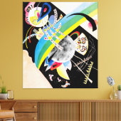 KANDINSKY - CIRKELS OP ZWART - 1921 - Bauhaus - Canvas Afdruk (Insitu (Woonkamer))