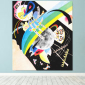 KANDINSKY - CIRKELS OP ZWART - 1921 - Bauhaus - Canvas Afdruk (Insitu (Houten vloer))
