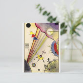 Kandinsky - Clear Connection, abstracte kunst Briefkaart (Staand voorkant)