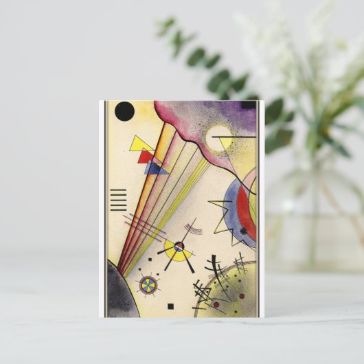Kandinsky - Clear Connection, abstracte kunst Briefkaart (Staand voorkant)