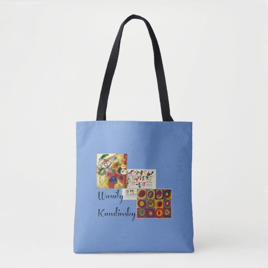 Kandinsky - Collage van drie schilderijen Tote Bag (Voorkant)