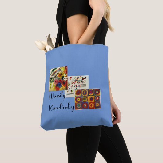 Kandinsky - Collage van drie schilderijen Tote Bag (Dichtbij)
