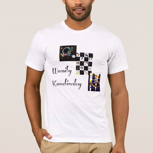 Kandinsky - collage van zijn kunstwerk t-shirt (Voorkant)