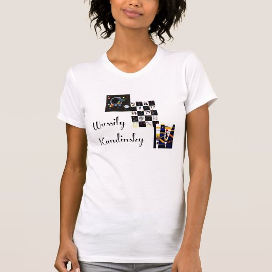 Kandinsky - Collage van zijn kunstwerk T-shirt (Voorkant)