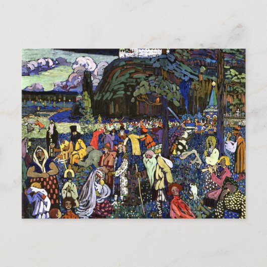 Kandinsky - Colorful Life Briefkaart (Voorkant)