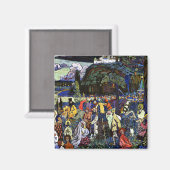 Kandinsky - Colorful Life Magneet (Voorkant / Achterkant)