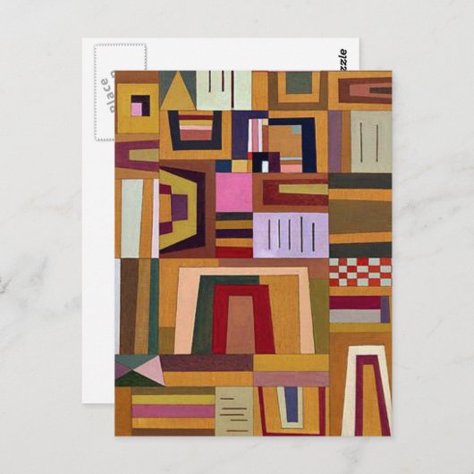 Kandinsky - Compensatie Roos Briefkaart (Voorkant / Achterkant)