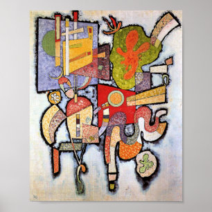Kandinsky - Complex, Eenvoudige, abstracte kunstsc Poster