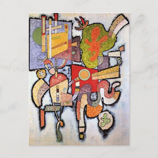 Kandinsky - Complex Simple, abstract artwork, Briefkaart (Voorkant)