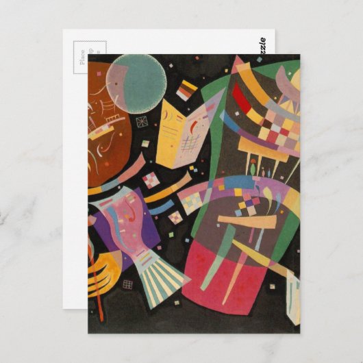 Kandinsky Compositie 10 Abstract schilderen Briefkaart (Voorkant / Achterkant)