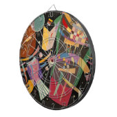 Kandinsky Compositie 10 Abstract schilderen Dartbord (Voorkant Rechts)