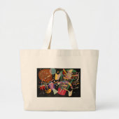 Kandinsky Compositie 10 Abstract schilderen Grote Tote Bag (Voorkant)