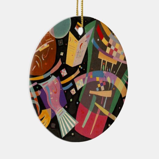 Kandinsky Compositie 10 Abstract schilderen Keramisch Ornament (Rechts)