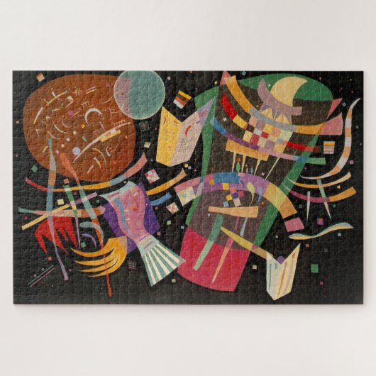 Kandinsky Compositie 10 Abstract schilderen Legpuzzel (Horizontaal)
