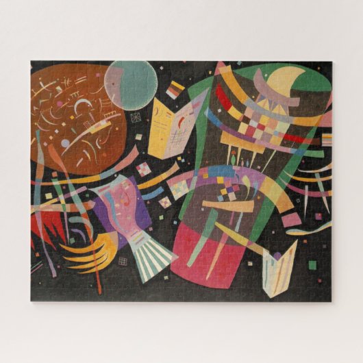 Kandinsky Compositie 10 Abstract schilderen Legpuzzel (Horizontaal)