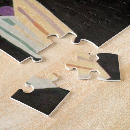 Kandinsky Compositie 10 Abstract schilderen Legpuzzel (Zijkant)