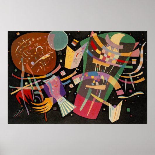 Kandinsky Compositie 10 Abstract schilderen Poster (Voorkant)