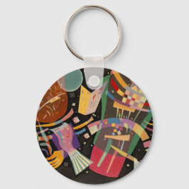 Kandinsky Compositie 10 Abstract schilderen Sleutelhanger