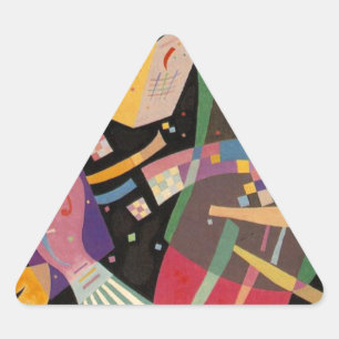 Kandinsky Compositie 10 Abstract schilderen Sticker