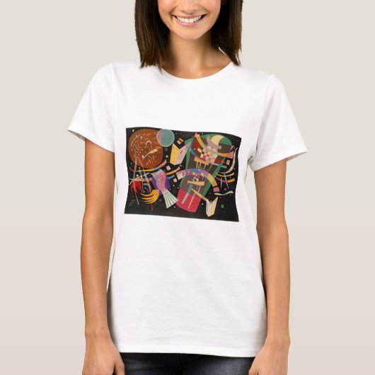 Kandinsky Compositie 10 Abstract schilderen T-shirt (Voorkant)