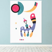 KANDINSKY - COMPOSITIE - 1944 - Bauhaus - Canvas Afdruk (Insitu (Houten vloer))