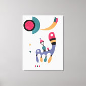KANDINSKY - COMPOSITIE - 1944 - Bauhaus - Canvas Afdruk (Voorkant)