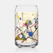 Kandinsky Compositie 8 Blikvorm Glas (Achterkant)