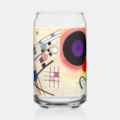 Kandinsky Compositie 8 Blikvorm Glas (Rechts)