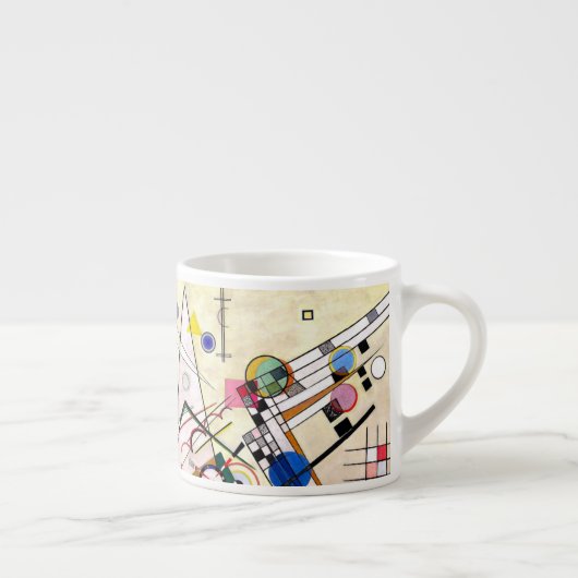 Kandinsky Compositie 8 Espresso Kop (Rechts)