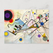Kandinsky Compositie 8 Feestdagenkaart (Voorkant)