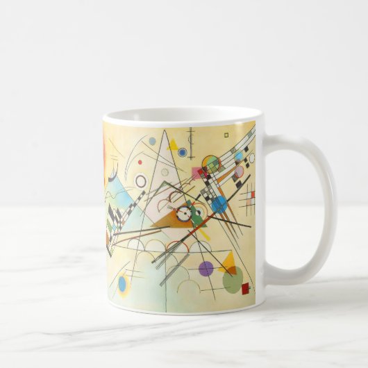 Kandinsky Compositie 8 geometrische kunst Mok (Rechts)