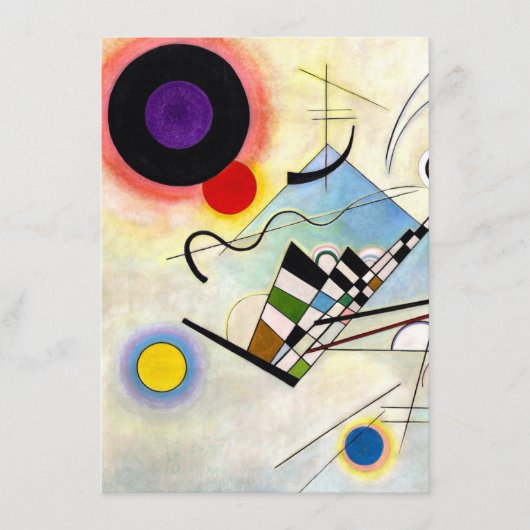 Kandinsky Compositie 8 Informatiekaartje (Voorkant)