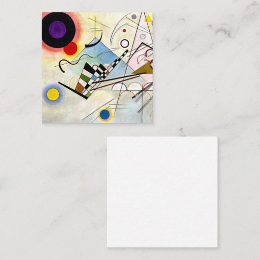 Kandinsky Compositie 8 Informatiekaartje (Voorkant / Achterkant)