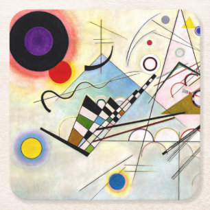 Kandinsky Compositie 8 Kartonnen Onderzetters