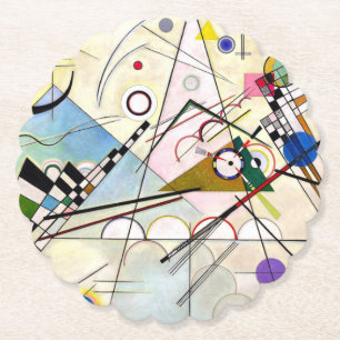 Kandinsky Compositie 8 Kartonnen Onderzetters