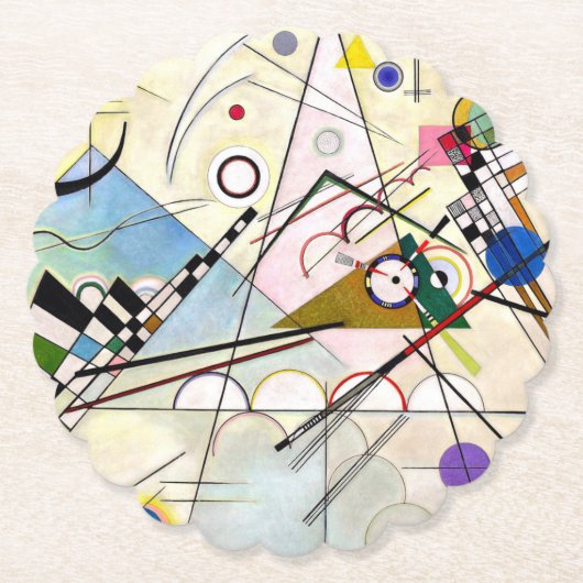 Kandinsky Compositie 8 Kartonnen Onderzetters (Voorkant)