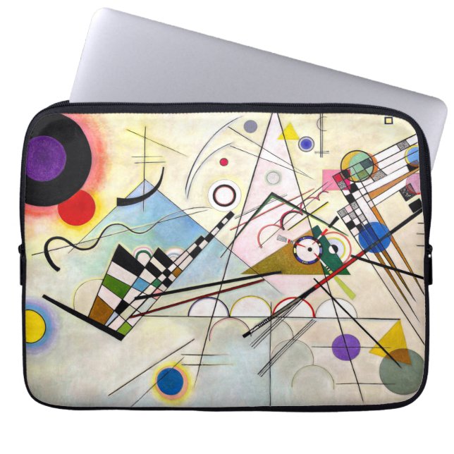 Kandinsky Compositie 8 Laptop Sleeve (Voorkant)