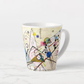 Kandinsky Compositie 8 Latte Mok (Rechterhoek)