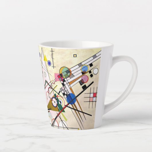 Kandinsky Compositie 8 Latte Mok (Rechts)