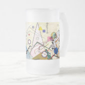 Kandinsky Compositie 8 Matglas Bierpul (Voorkant rechts)