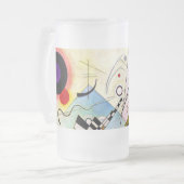 Kandinsky Compositie 8 Matglas Bierpul (Voorkant links)