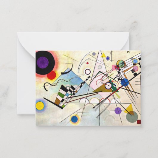 Kandinsky Compositie 8 Notitiekaartje (Voorkant)