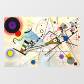 Kandinsky Compositie 8 Raamsticker (Vel)