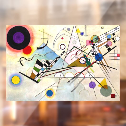 Kandinsky Compositie 8 Raamsticker (Vel 2)