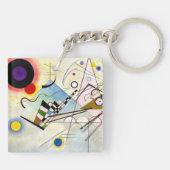 Kandinsky Compositie 8 Sleutelhanger (Achterkant)