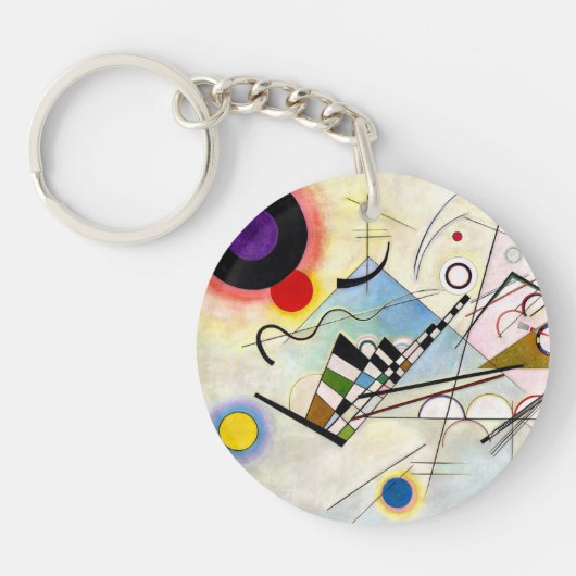 Kandinsky Compositie 8 Sleutelhanger (Voorkant)