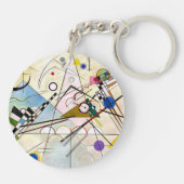 Kandinsky Compositie 8 Sleutelhanger (Achterkant)
