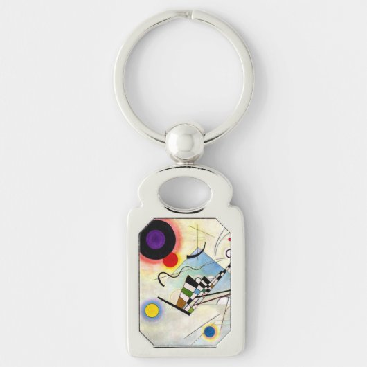 Kandinsky Compositie 8 Sleutelhanger (Voorkant)
