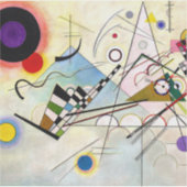 Kandinsky Compositie 8 Sticker (Voorkant)